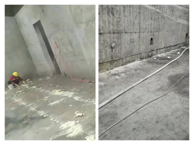 铁岭昌图某地下室综合防水堵漏工程